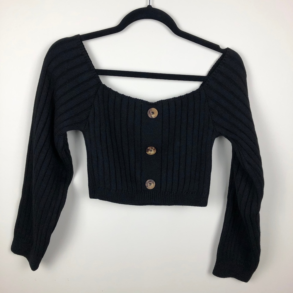 Nasty Gal Crop Sweater Size Medium